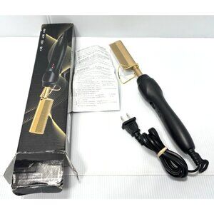 Electric Ceramic Hot Comb Hair & Beard Straightener Press Comb Open Box NEW
